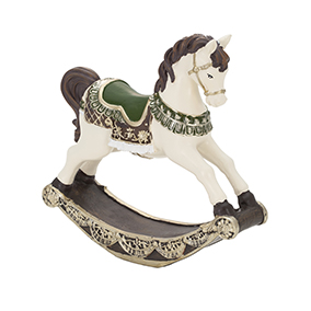 Keinuhevonen koriste