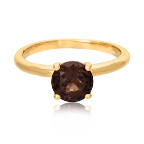 Aubella Espresso 14K kultainen sormus