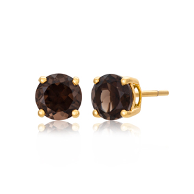Aubella Espresso 14K kultaiset korvakorut