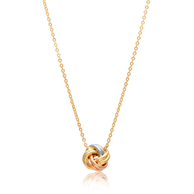Aubella Knot 14K kultainen kaulakoru