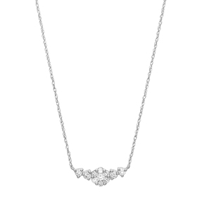 Timanttikaulakoru 0,28ct valkokulta