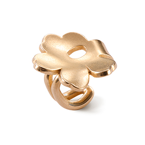 Kalevala x Marimekko Unikko ear cuff korvakoru pronssi