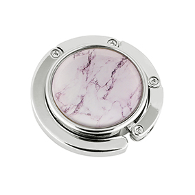 Laukkukoukku, vaalea marmori