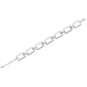 B.Bossy rannekoru hopeanvärinen