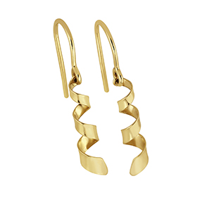 Kultaiset korvakorut, spiraali