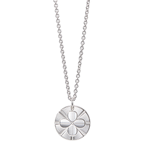 Kalevala Neliapila Amuletti-kaulakoru, iso hopea