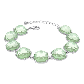 Rannekoru, vihreät kristallit