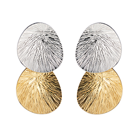 Lumoava Lily hopeiset korvakorut, 2 palaa