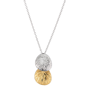 Lumoava Lily hopeinen kaulakoru, 2 palaa